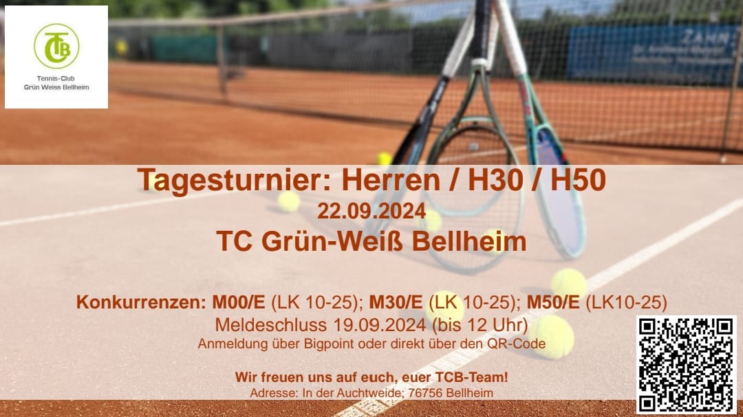 Tagesturnier Herren H30 H50